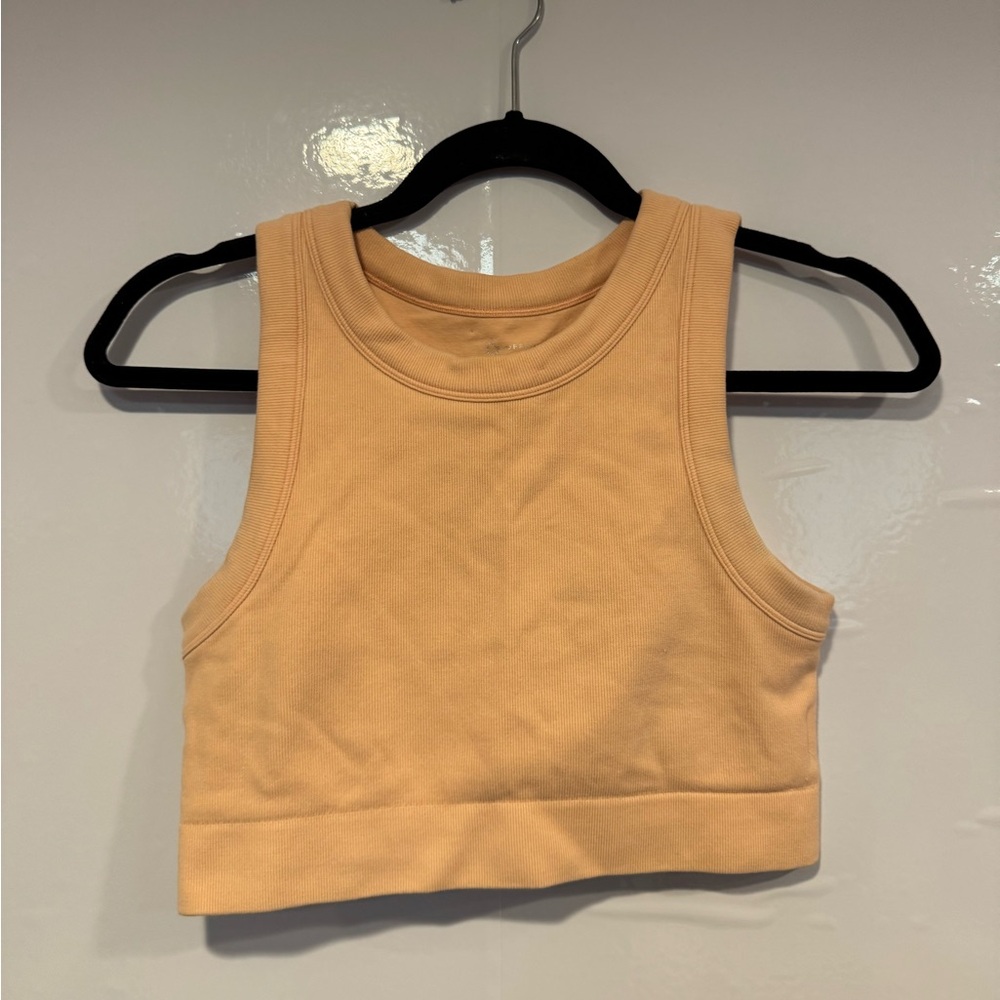 Peach Aerie‎ Offline Sleeveless Crop Top